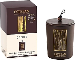 Esteban Cedre - Perfumowana świeca dekoracyjna — Zdjęcie N1