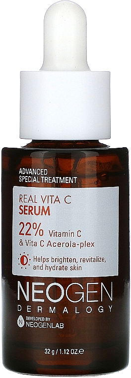 Skoncentrowane serum do twarzy z witaminą C - Neogen Dermalogy Real Vita C Acerola-Plex Serum — Zdjęcie N1