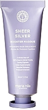 Maska przeciw żółknięciu do włosów farbowanych - Maria Nila Sheer Silver Booster Masque — Zdjęcie N1