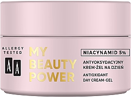 Antyoksydacyjny krem-żel na dzień Niacynamid 5% - AA My Beauty Power Niacynamid 5% Antioxidant Day Cream-Gel — Zdjęcie N2