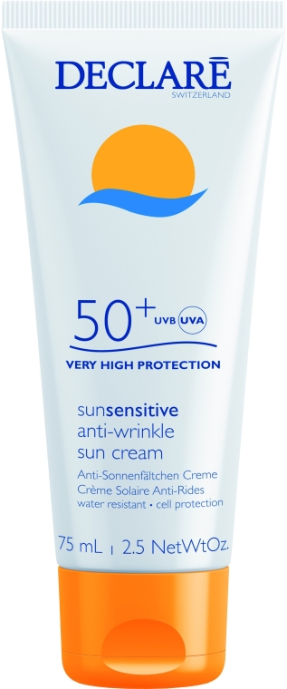 Przeciwzmarszczkowy krem do opalania (SPF 50 + ) - Declare Anti-Wrinkle Sun Protection Cream SPF 50 + — Zdjęcie N1