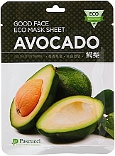 Kup Maseczka do twarzy w płachcie z ekstraktem z awokado - Amicell Pascucci Good Face Eco Mask Sheet Avocado