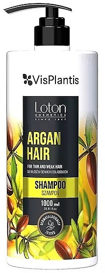 Szampon do włosów cienkich i osłabionych z olejem arganowym - Vis Plantis Loton Argan Hair Shampoo — Zdjęcie N2