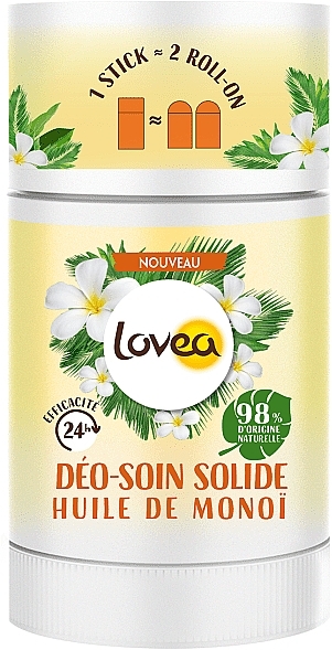 Dezodorant - Lovea Deo Soin Solide Monoi — Zdjęcie N1