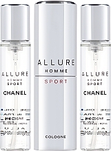 Chanel Allure Homme Sport Cologne - Zestaw wód kolońskich (3 x 20 ml) — Zdjęcie N2