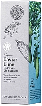 Nawilżająca kapsułka-serum do twarzy Kawior z limonki - Too Cool For School Caviar Lime Hydra Vita Drop Essence — Zdjęcie N2