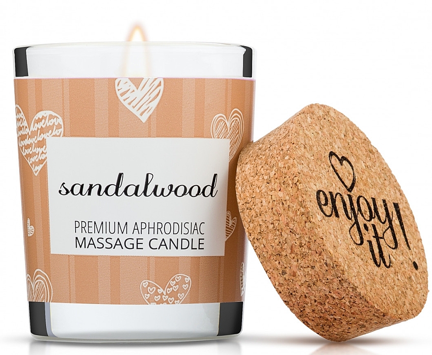 Świeca do masażu Drzewo sandałowe - Magnetifico Enjoy it! Massage Candle Sandalwood — Zdjęcie N1