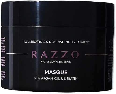 Maska do włosów - Razzo Professional Hair Care Illuminating & Nourishing Treatment Masque — Zdjęcie N1