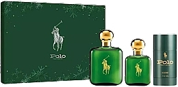 Ralph Lauren Polo Green - Zestaw (edt/118ml + edt/59ml + deo/stick/75ml) — Zdjęcie N1