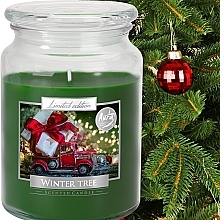 Świeca zapachowa w słoiku Winter Tree - Bispol Aura Scented Candle Winter Tree — Zdjęcie N3