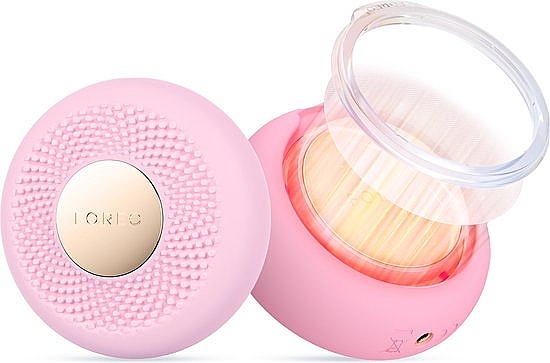 Mini-urządzenie do odmładzania i głębokiego nawilżania skóry - Foreo UFO 3 Mini Deep Hydration Face Device Pearl Pink — Zdjęcie N1