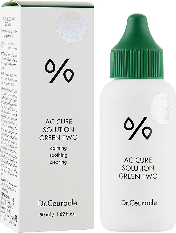 Kojące serum do skóry problematycznej - Dr.Ceuracle Ac Care Solution Green Two — Zdjęcie N1