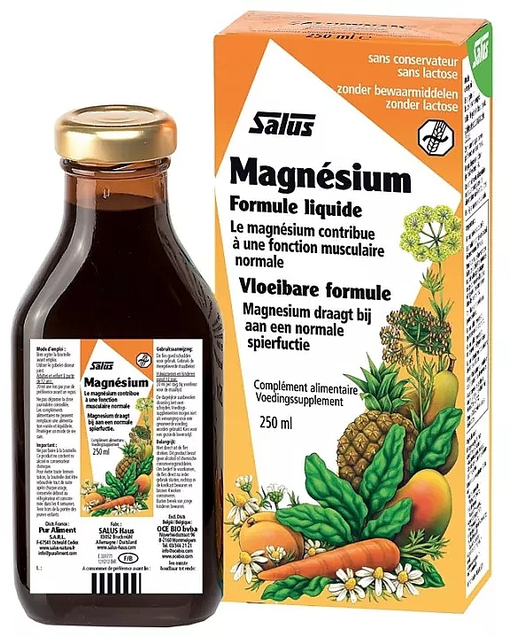 Suplement diety Magnez - Floradix Magnesium Mineral Drink — Zdjęcie N1