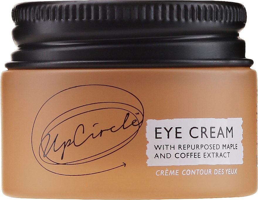 Delikatny krem pod oczy - UpCircle Eye Cream With Cucumber, Hyaluronic Acid + Coffee — Zdjęcie N1