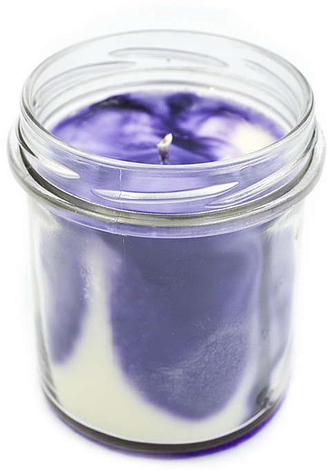 Świeca marmurkowa o zapachu lawendy - Miabox Candle — Zdjęcie N2