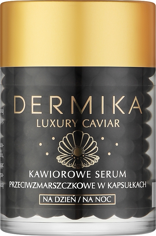 Kawiorowe serum przeciwzmarszczkowe w kapsułkach - Dermika Luxury Caviar Serum — Zdjęcie N1