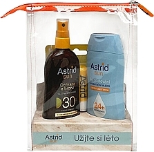 Zestaw - Astrid Oil Summer Set (b/oikl/270ml + b/milk/200ml + lip/balm/4,8g) — Zdjęcie N1