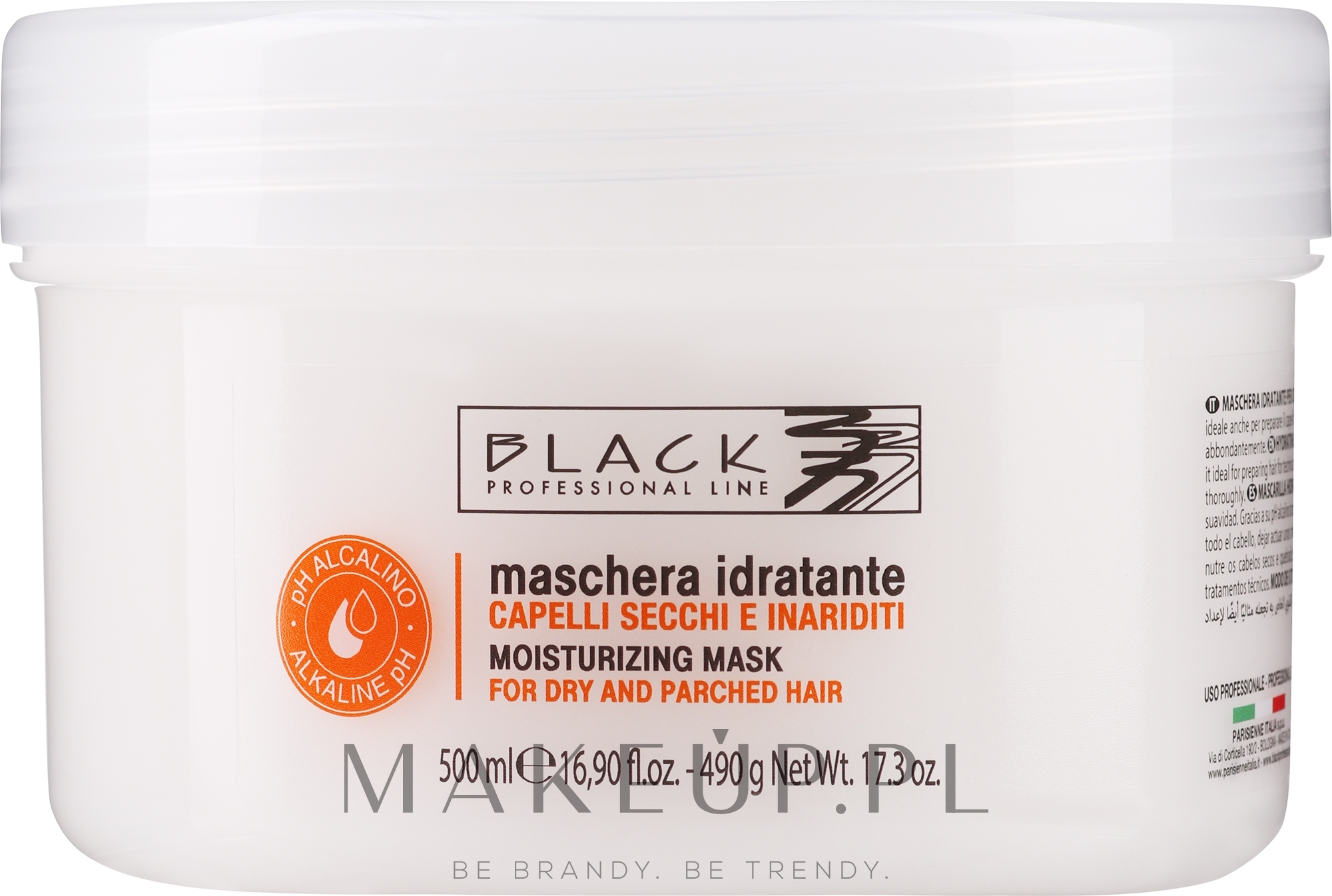 Nawilżająca maska-odżywka do włosów - Black Professional Line Moisturising Hair Mask — Zdjęcie 500 ml