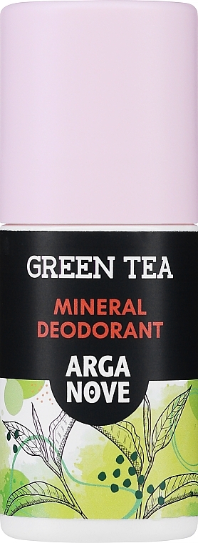 Naturalny dezodorant mineralny Zielona herbata - Arganove Green Tea Roll-On Deodorant — Zdjęcie N1