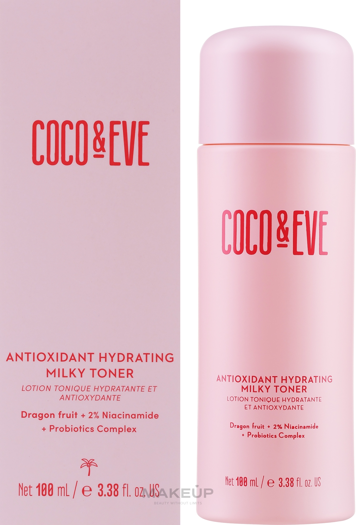 Mleczny tonik do twarzy - Coco & Eve Antioxidant Hydrating Milky Toner — Zdjęcie 100 ml