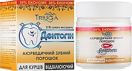 Kup Ajurwedyjski proszek do zębów dla palaczy o działaniu wybielającym - Triuga