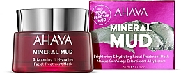 Rozjaśniająco-nawilżająca maska do twarzy - Ahava Mineral Mud Brightening & Hydrating Facial Treatment Mask — Zdjęcie N2
