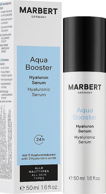 Serum hialuronowe - Marbert Aqua Booster Hyaluron Serum — Zdjęcie N4