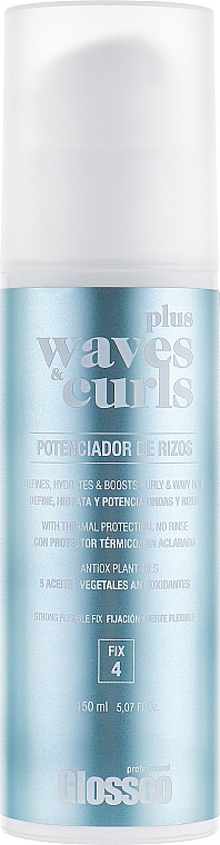 Krem do loków Perfect Curls o średnim utrwaleniu - Glossco Waves & Curls Plus Cream — Zdjęcie N3