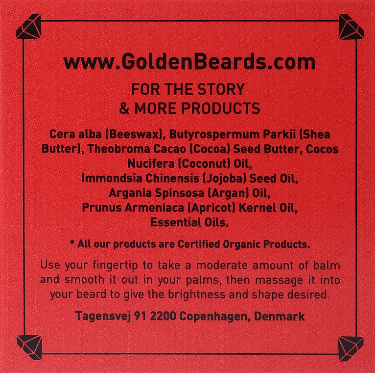 Balsam do brody Surtic - Golden Beards Beard Balm — Zdjęcie N3