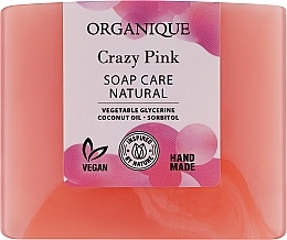 Naturalne mydło odżywcze - Organique Soap Care Natural Crazy Pink — Zdjęcie N1