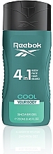Żel pod prysznic 4w1 dla mężczyzn - Reebok Cool Your Body Hair & Body Shower Gel — Zdjęcie N1