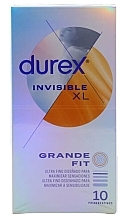 Prezerwatywy, 10 szt. - Durex Invisible XL Ultra Thin Condoms — Zdjęcie N1