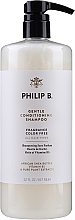 Kup Delikatny szampon kondycjonujący do włosów - Philip B African Shea Butter Gentle & Conditioning Shampoo