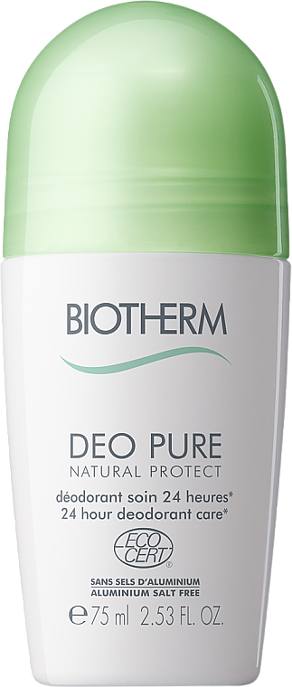 Dezodorant ochronny w kulce - Biotherm Deo Pure Natural Protect 24 Hour — Zdjęcie N1