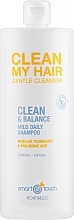 Nawilżający szampon micelarny z ekstraktem z konopi - Montibello Smart Touch Clean My Hair — Zdjęcie N2