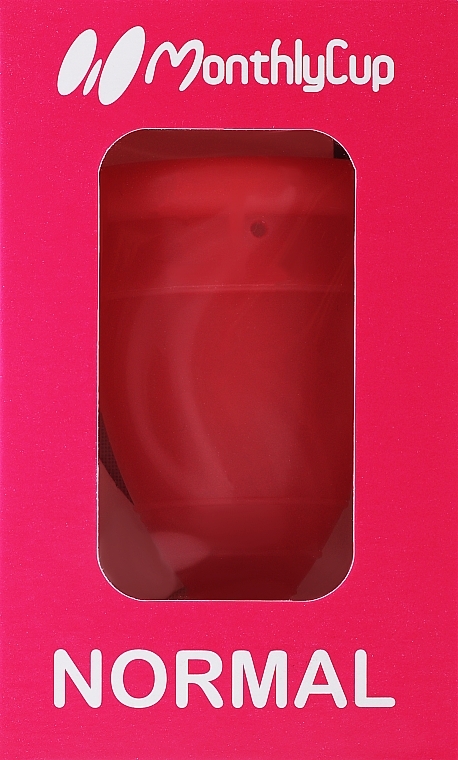 Kubeczek menstruacyjny, średni, różowy topaz - Menskopp Intimate Care Normal — Zdjęcie N1