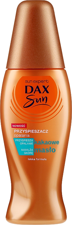 Przyspieszacz opalania w sprayu z masłem kakaowym - DAX Sun — Zdjęcie N1