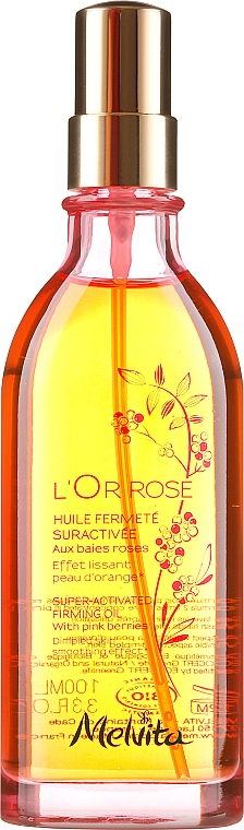 Różany olejek ujędrniający do ciała - Melvita L’Or Rose Super-Activated Firming Oil — Zdjęcie N2