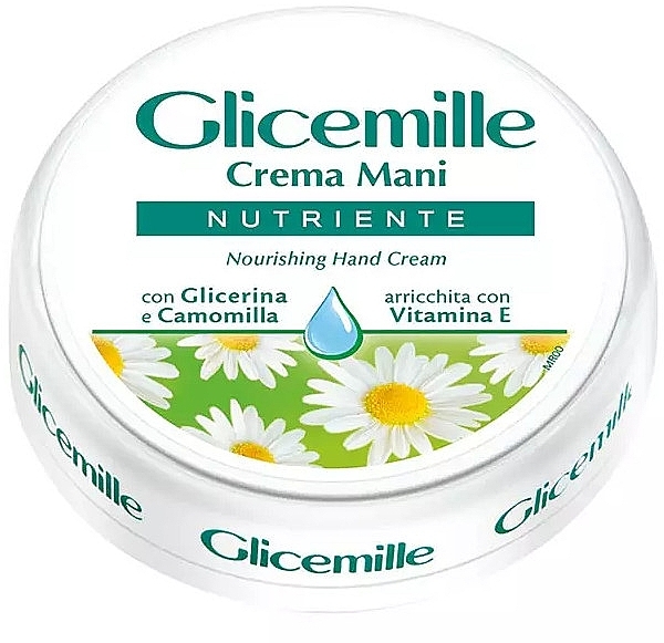 Odżywczy krem ​​do rąk z gliceryną, rumiankiem i witaminą E, słoiczek - Mirato Glicemille Nourishing Hand Cream  — Zdjęcie N1