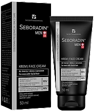 PRZECENA! Krem do twarzy dla skóry z zarostem - Seboradin Men Face Cream For Men With Facial Hair * — Zdjęcie N1