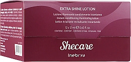 Kup Intensywna kuracja rozświetlająca do włosów zniszczonych zabiegami chemicznymi - Inebrya She Care Extra Shine Lotion