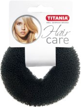 Kup Czarny donut do włosów (8 cm) - Titania