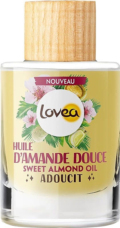Delikatne masło do ciała ze słodkich migdałów - Lovea Oil — Zdjęcie N1