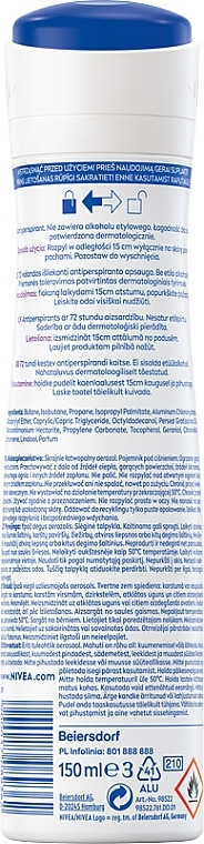 Antyperspirant w sprayu dla kobiet - NIVEA Fresh Sensation Antiperspirant Antibacterial — Zdjęcie N2