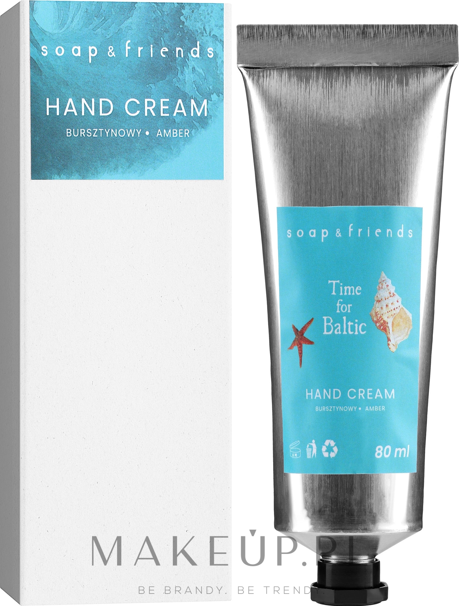 Krem do rąk z masłem shea Czas na Bałtyk - Soap&Friends Shea Line Time For Baltic Hand Cream — Zdjęcie 80 ml