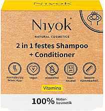 Kup Witaminowy szampon i odżywka do włosów w kostce 2 w 1 - Niyok 2in1 