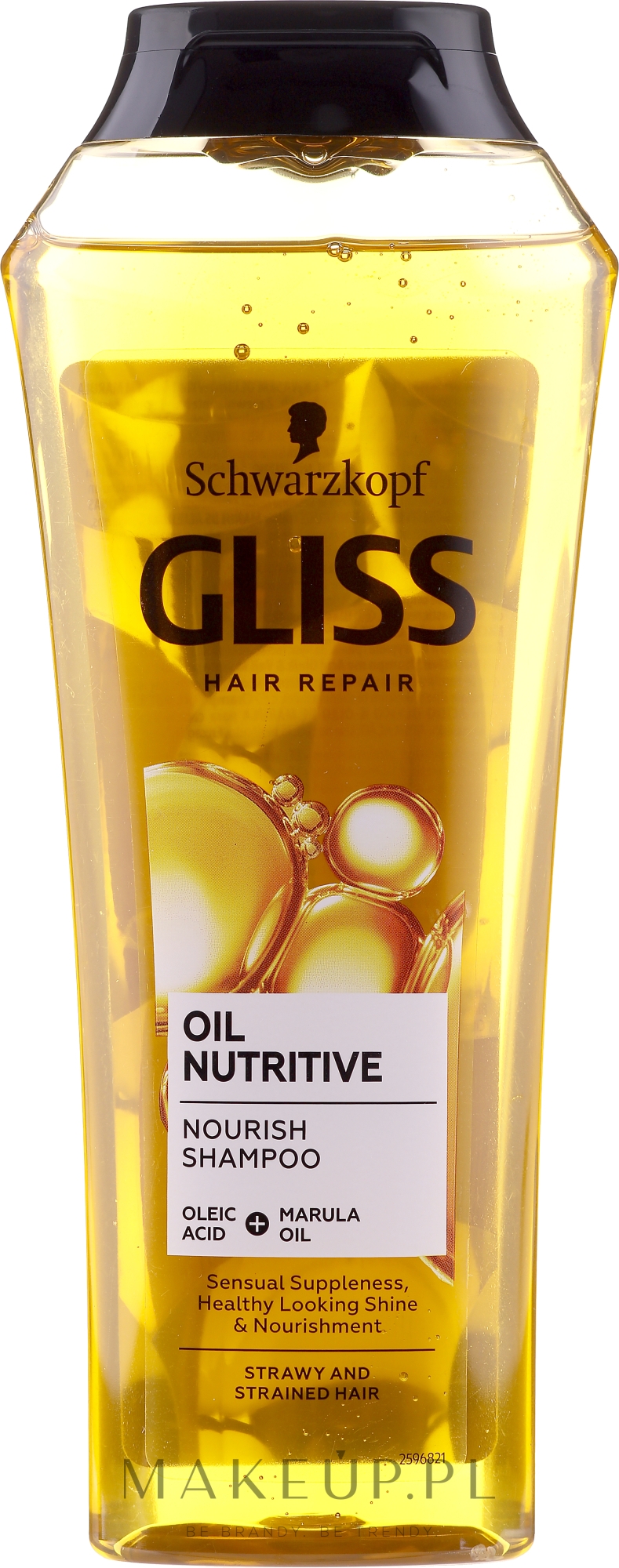 Szampon do długich włosów ze skłonnością do rozdwajania się - Gliss Kur Oil Nutritive Shampoo — Zdjęcie 250 ml