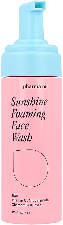 Oczyszczająca pianka do mycia twarzy - Pharma Oil Sunshine Foaming Face Wash — Zdjęcie N2