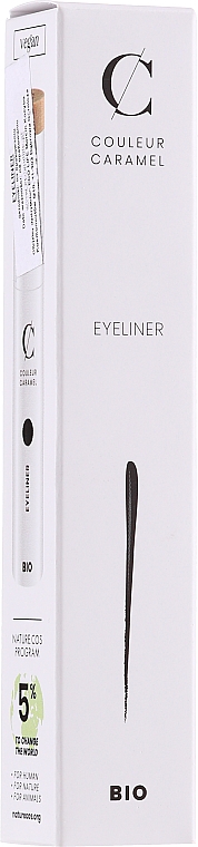 Naturalny eyeliner w płynie - Couleur Caramel Eyeliner Bio