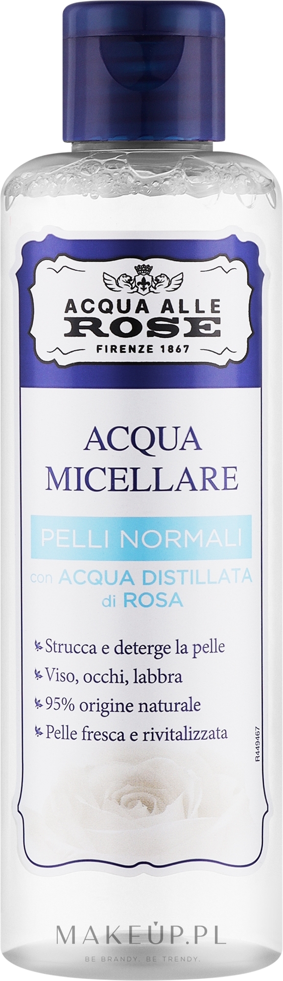 Woda micelarna - Roberts Acqua alle Rose Micellar Water — Zdjęcie 200 ml